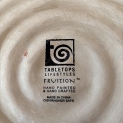 Fruition Tableware Hand Crafted And Hand Painted