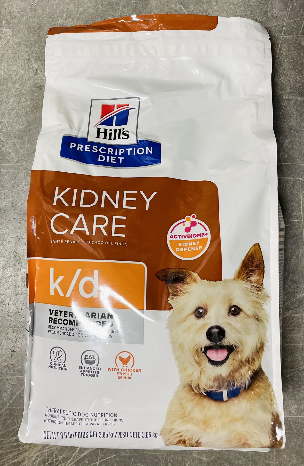 Hill’s Prescription Diet k/d Kidney Care with Chicken Dry Dog Food - 8.5 lb Bag