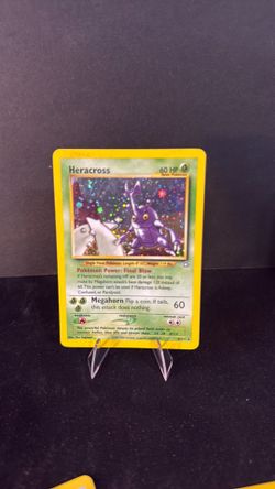 Pokemon TCG: 2000 Neo Genesis Heracross 6/111 Holo Rare NM - Double Holo -j