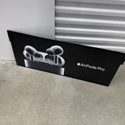 🍏 Apple AirPods Pro 2nd Gen Retail Display Sign (Header Graphic)🍏