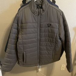 True Religion Men’s Puffer Jacket (Medium)
