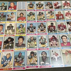 Lot of 50 1973 topps football cards #5