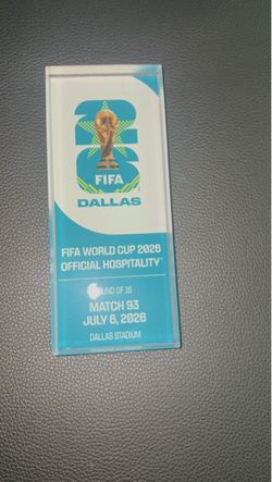 FIFA Exclusive Dallas Ticket Plaques