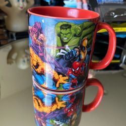 Marvel Heros of Avenger Red Large Mug