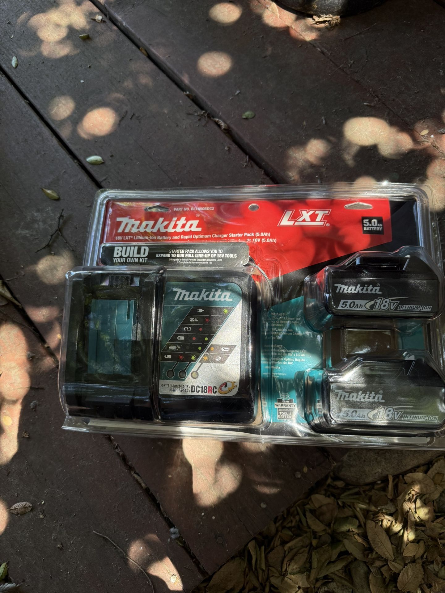Makita Pair Of 5.0 Battery Pack