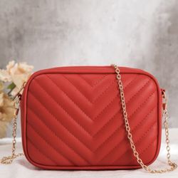 Mini Chevron Chain Crossbody Purse *NEW*