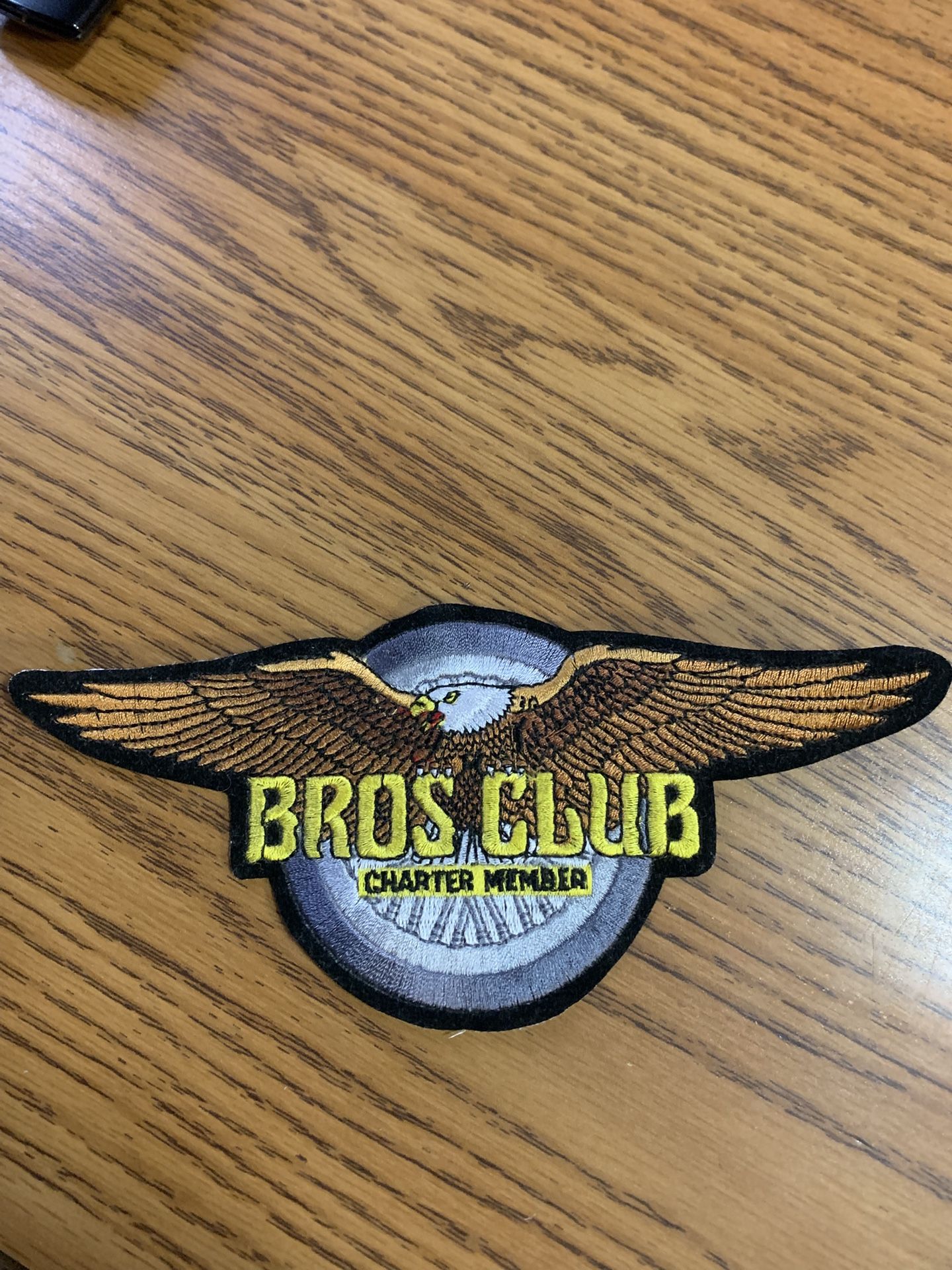 Bros Club 7” Patch Charter Member