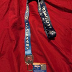 Los Angeles clippers lanyard