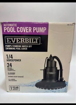🔥 1/4 hp Submersible Pool Cover Pump (retail $198)