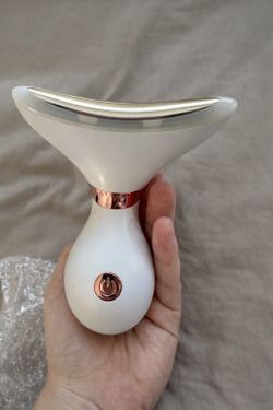 New Heated LED Neck & Face Massager