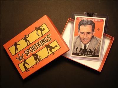 2007 WILLIE MOSCONI Sport Kings Series A Base Card No. 39 that will come with the “RARE!” Sport Kings BOX.