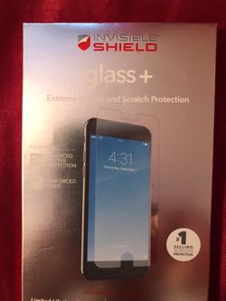 Invisible shield glass + Apple iPhone 6/6s/7 protection