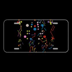License Plate Novelty Car Front Person From Dots Personalized Medicine