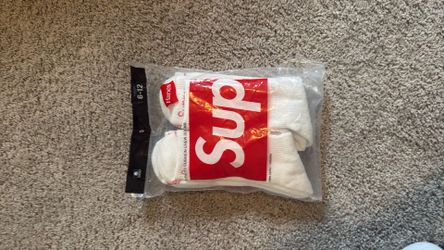 Supreme Socks white