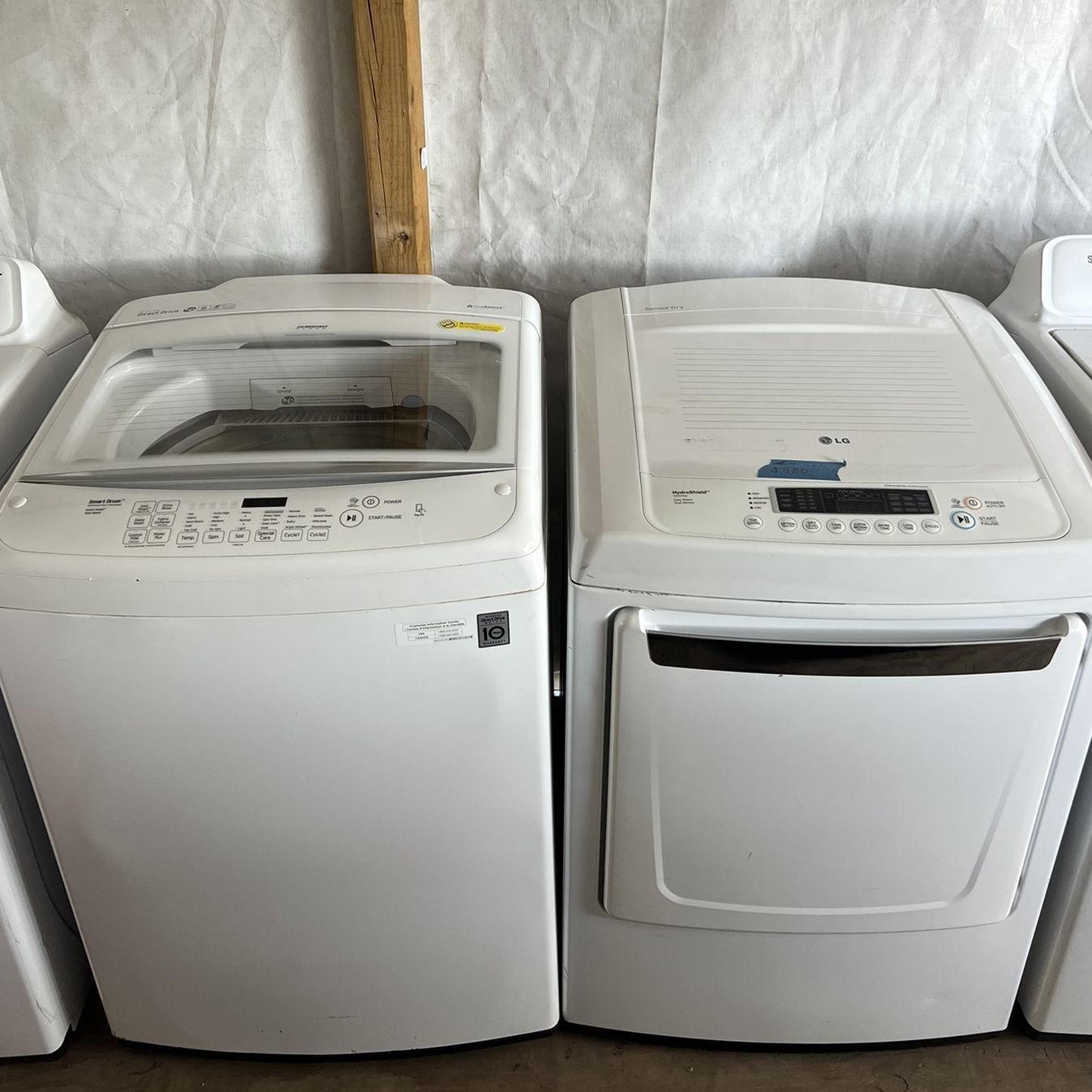 Lg Washer&dryer Large Capacity Set   60 day warranty/ Located at:📍5415 Carmack Rd Tampa Fl 33610📍