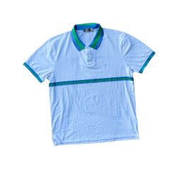 G/FORE Polo with Green and Blue Trim Size Large