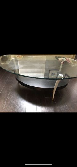 Kidney shape coffee table