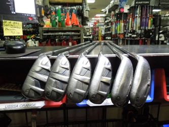 Used Cleveland Launcher XL HALO Partial 6pc Right Hand Iron Set 5-8i, DW and PW