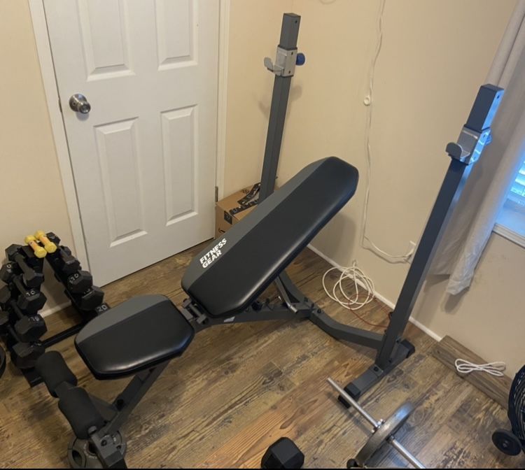 FG Weight Bench With Weights