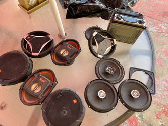 Car audio radios and Jbl speakers