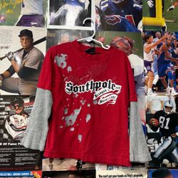 Red Southpole Y2K Youth Small 4-6