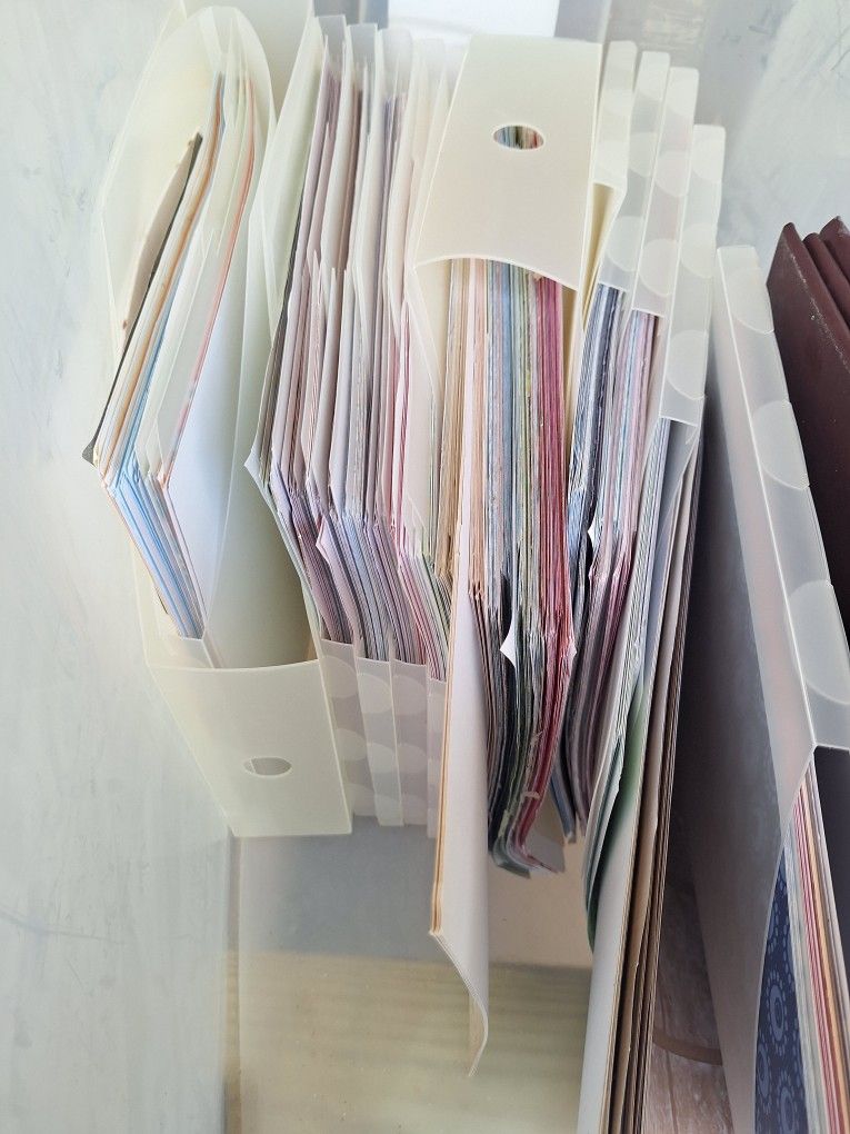Scrapbook Paper & Storage Sleeves/dividers