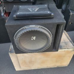 UNA BOCINA Y AMPLIFIER 