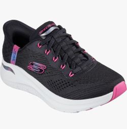 Skechers Arch Fit Sneakers Black Pink