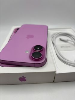 Pink iPhone 16 128gb for AT&T or Cricket Only battery life 92% iPhone is some brand new condition +++++Spanish++++ iPhone 16 rosa de 128 GB, exclusivo
