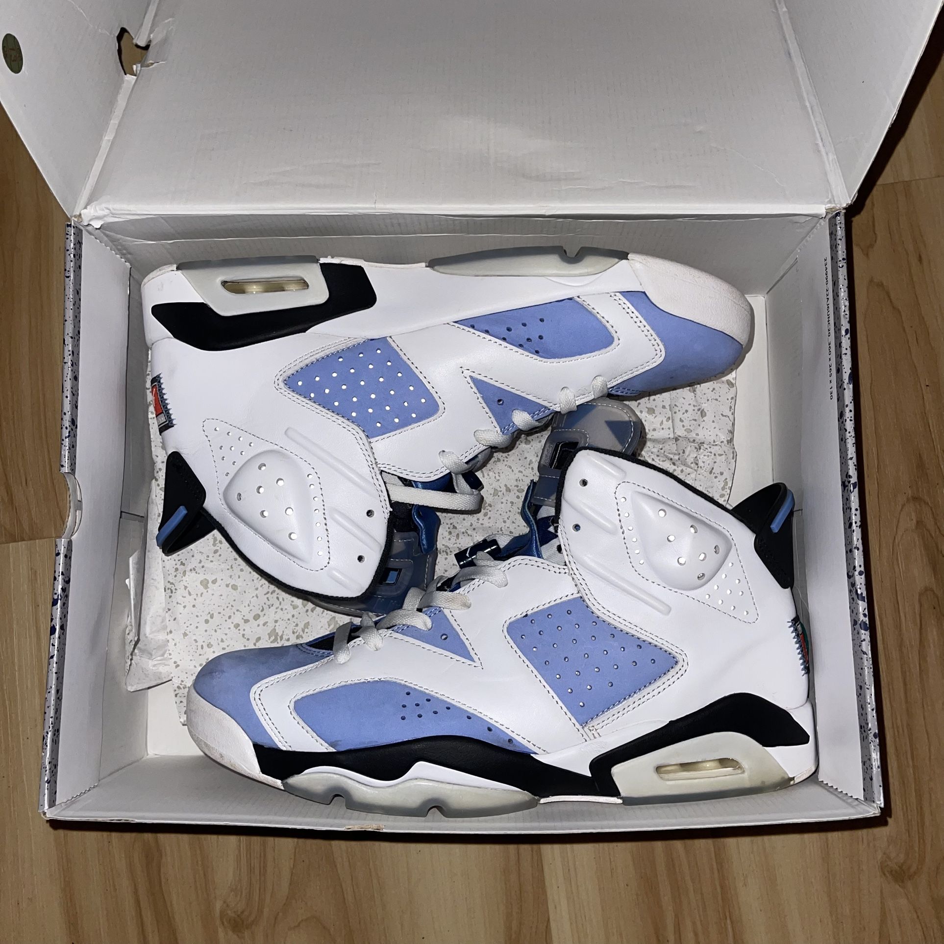 Size 12 - Air Jordan 6 Retro UNC
