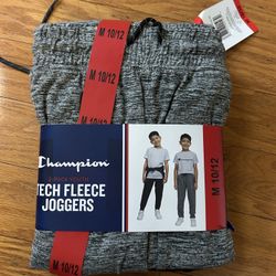 NWT Champion youth Tech Fleece Joggers 2 pack Size M 10/12