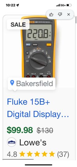 Fluke 15B+ Digital Multimeter