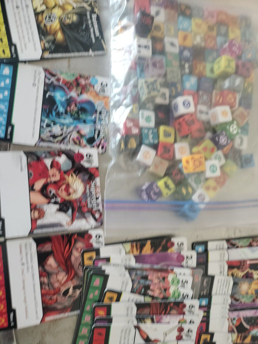 DC Dice Masters Dice And Cards