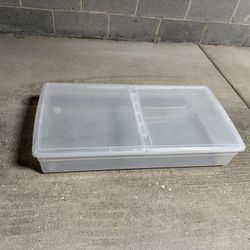2  Long Under Bed Box with Wheels