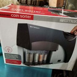 Emerson 4-Barrel Automatic Coin Sorter Battery Operated