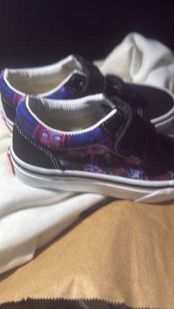 Size 13 Kids Demon Hunters Vans purple