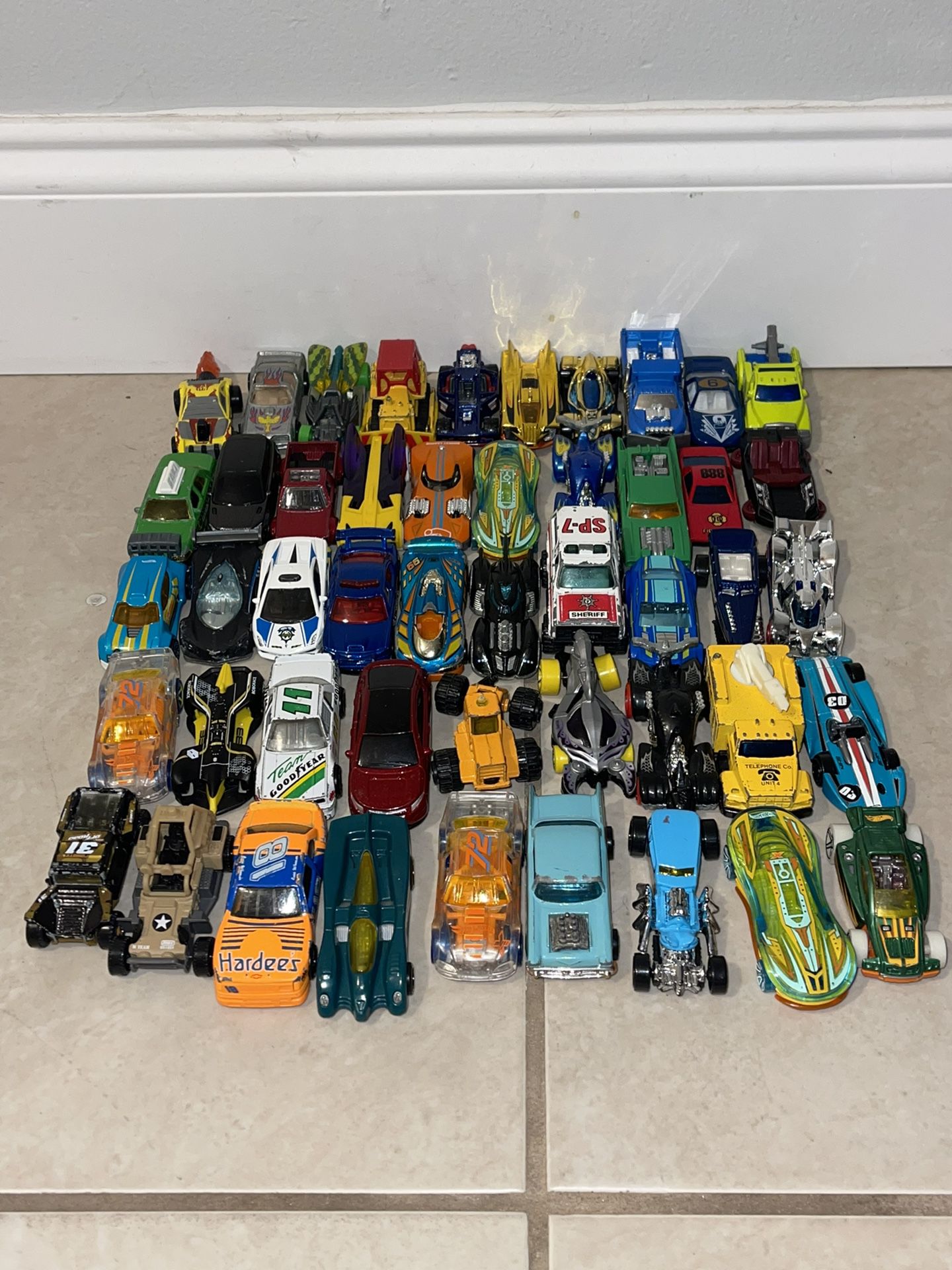 Large Lot Of Toy Cars