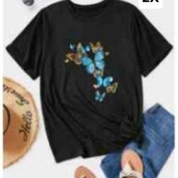 New Women's T-shirts Size 2X 