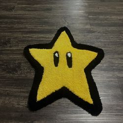 Mario Star Custom Rug 