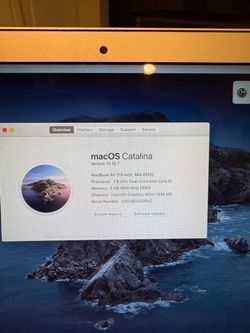 Apple MacBook Air 13-inch Mid 2012