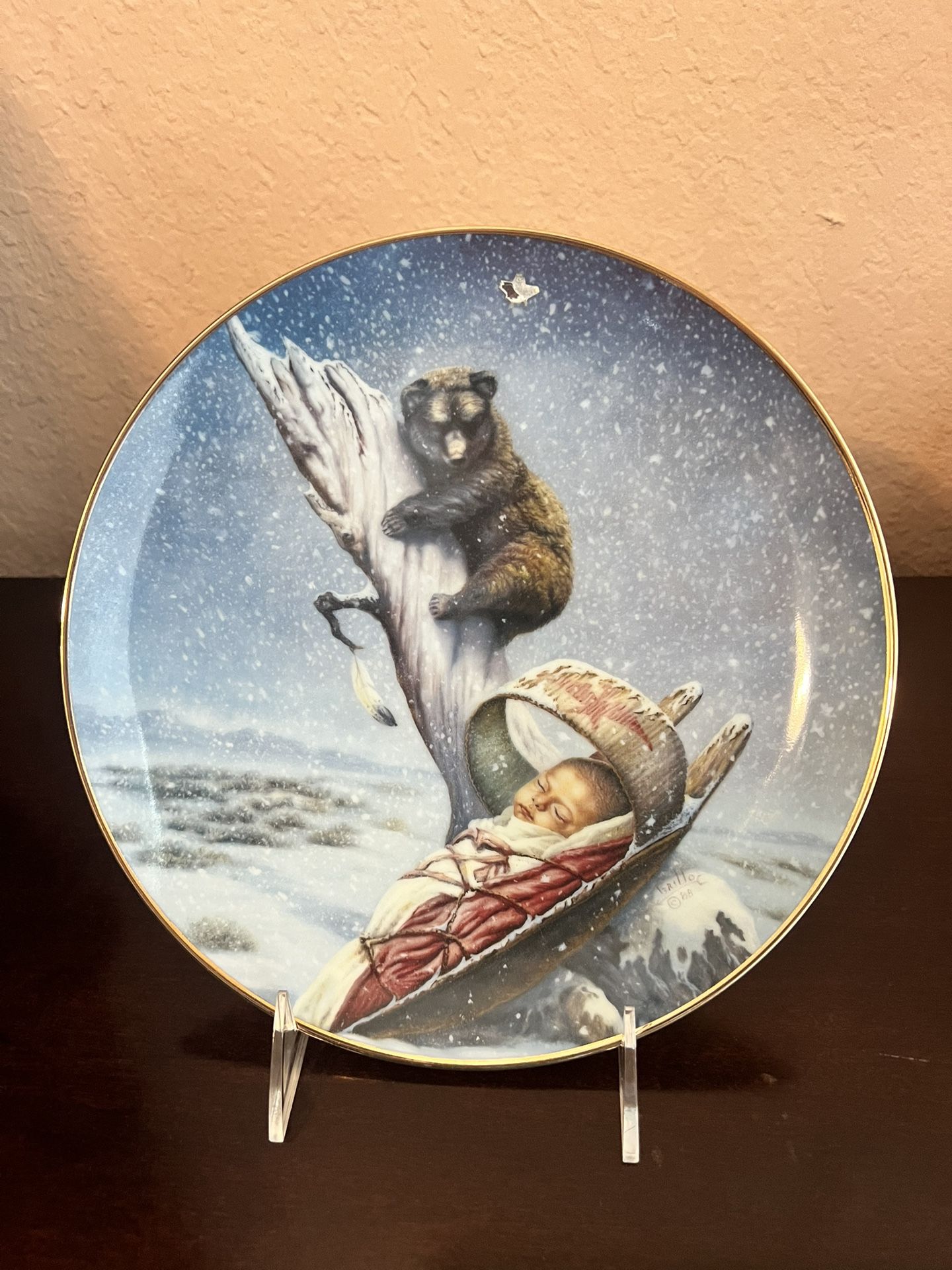Vintage Snowflake Collector’s Plate