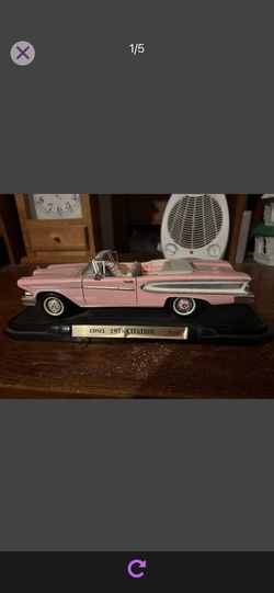 VINTAGE 1958 Edsel Citation RARE pink 1:24 Diecast Car MiniMarque Model Car
