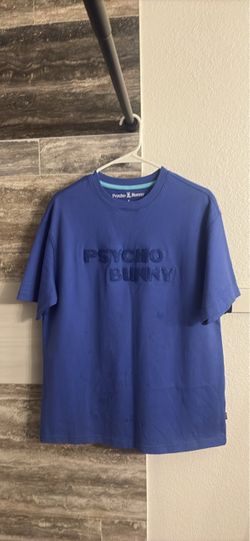 Psycho Bunny Blue Embroidered Logo T-Shirt