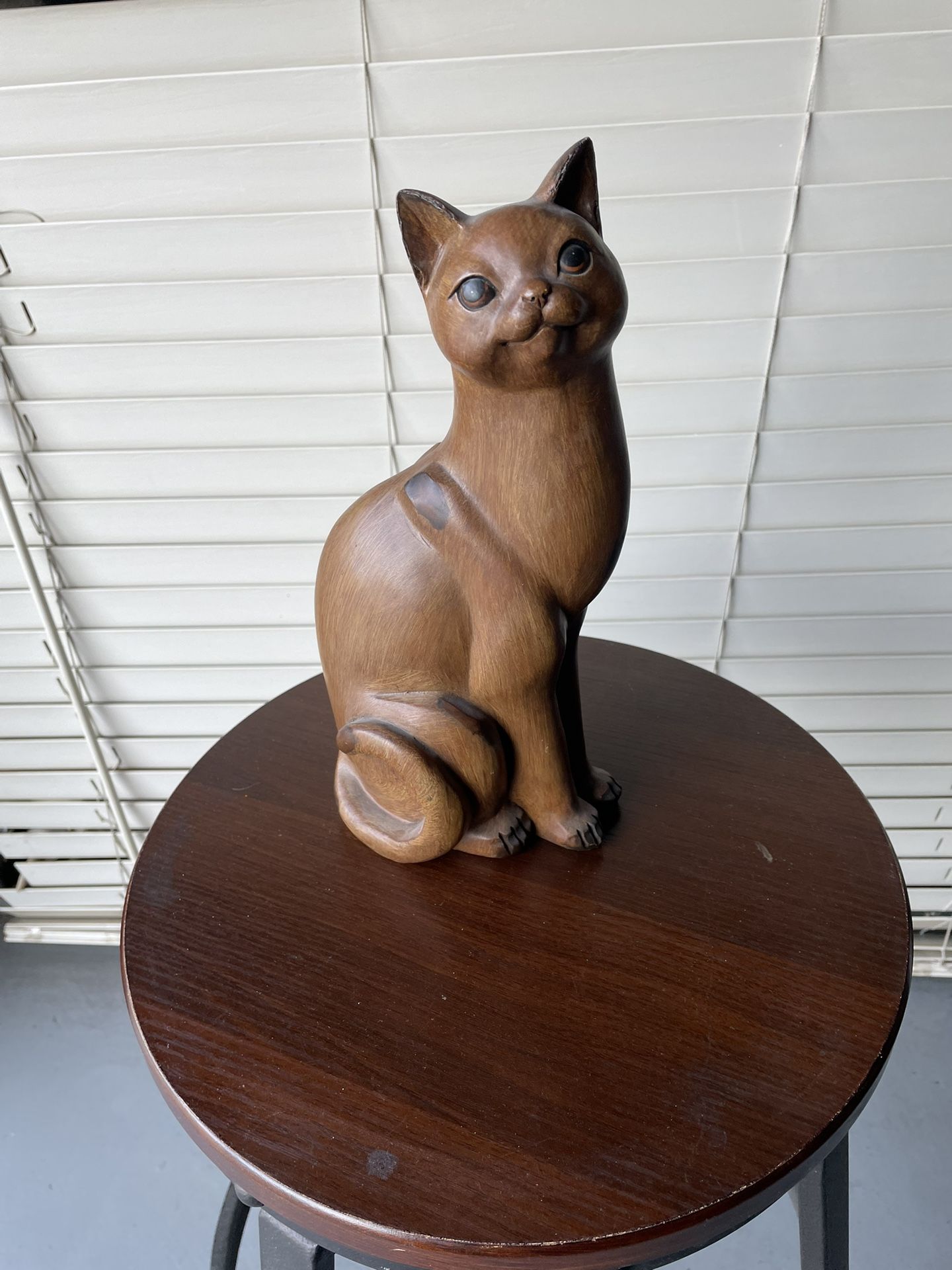 12 Inch High All Wood Cat