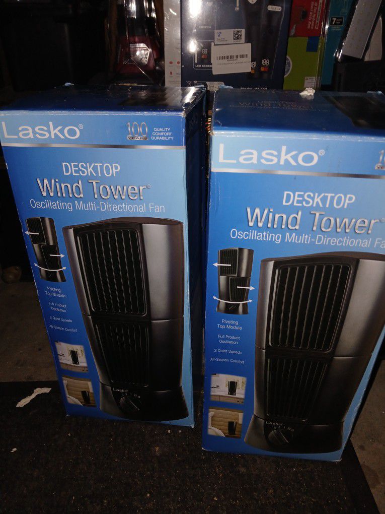 Desktop Wind Tower Oscillating Multi-directional Fans