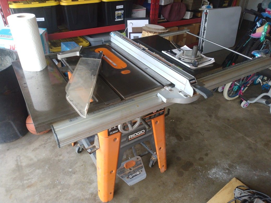 Rigid Ts3650 Table Saw