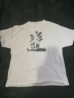 White Football Graphic T-Shirt