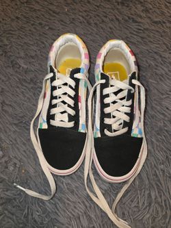 Vans Old Skool Multicolor Checkerboard Sneakers