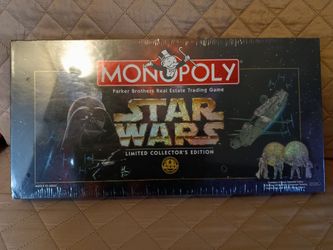 New Star Wars Monopoly Vintage 1997 Limited Edition Collectors Edition