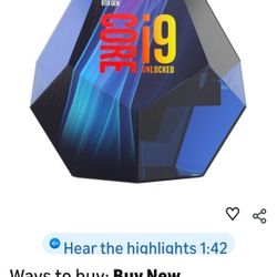 I9-9900k Lga 1151 9th Generation (Coffee Lake)